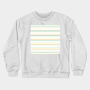 Pastel Stripes Pattern Crewneck Sweatshirt